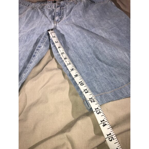 Tommy Hilfiger Mens Bklyn Untld Light Wash Blue Jean Shorts - Picture 6 of 6